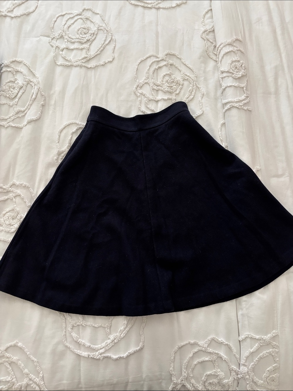 Ann Taylor navy blue Flared Skirt